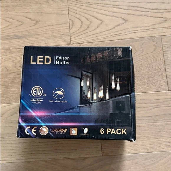 LED Edison Light Bulbs New - Picture 2 of 3